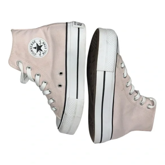 Converse Chuck Taylor All Star Platform High Top Sneakers Pink M4/W6 - Picture 8 of 16